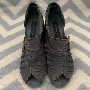 Steven by Steve Madden gray suede high heels